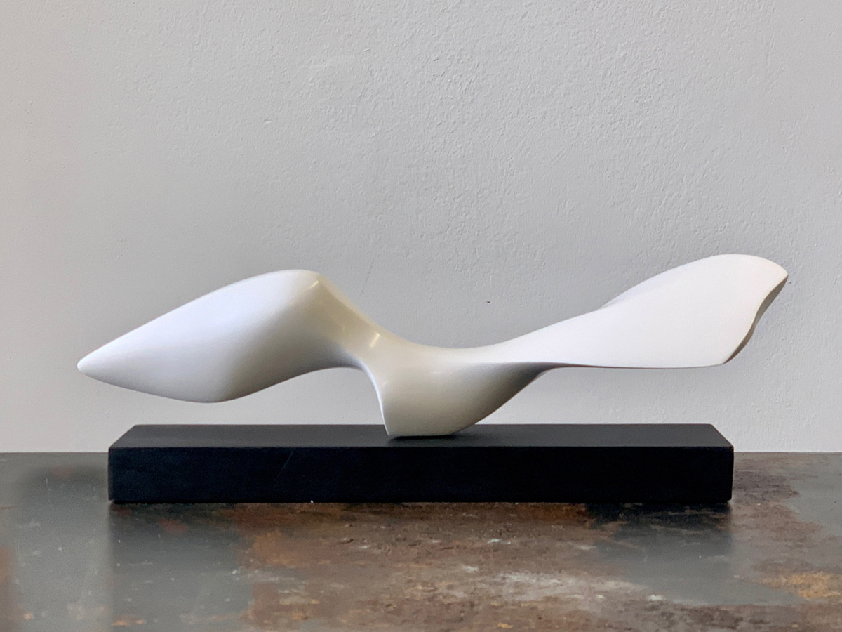 Sophie Elizabeth Thompson - Blanco L1 - Resin Abstract Sculpture - Private Collection